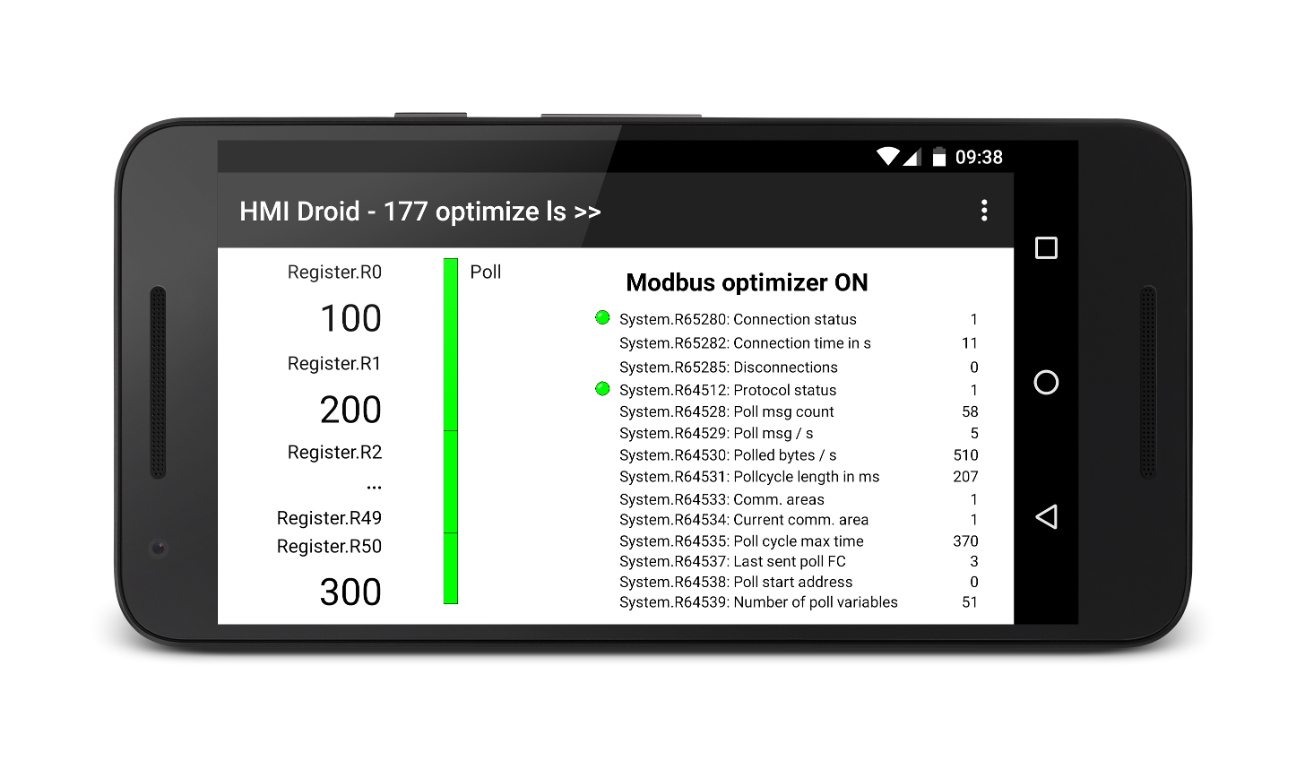 HMI Droid - Optimizer on