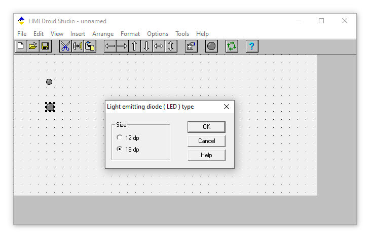 HMI Droid Studio - LED type